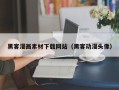 仙桃黑客漫画素材下载网站（黑客动漫头像）
